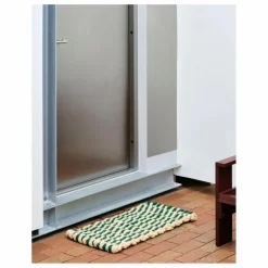 Discount Hay Paillasson Coco Stripe Wave | Vert foncé
