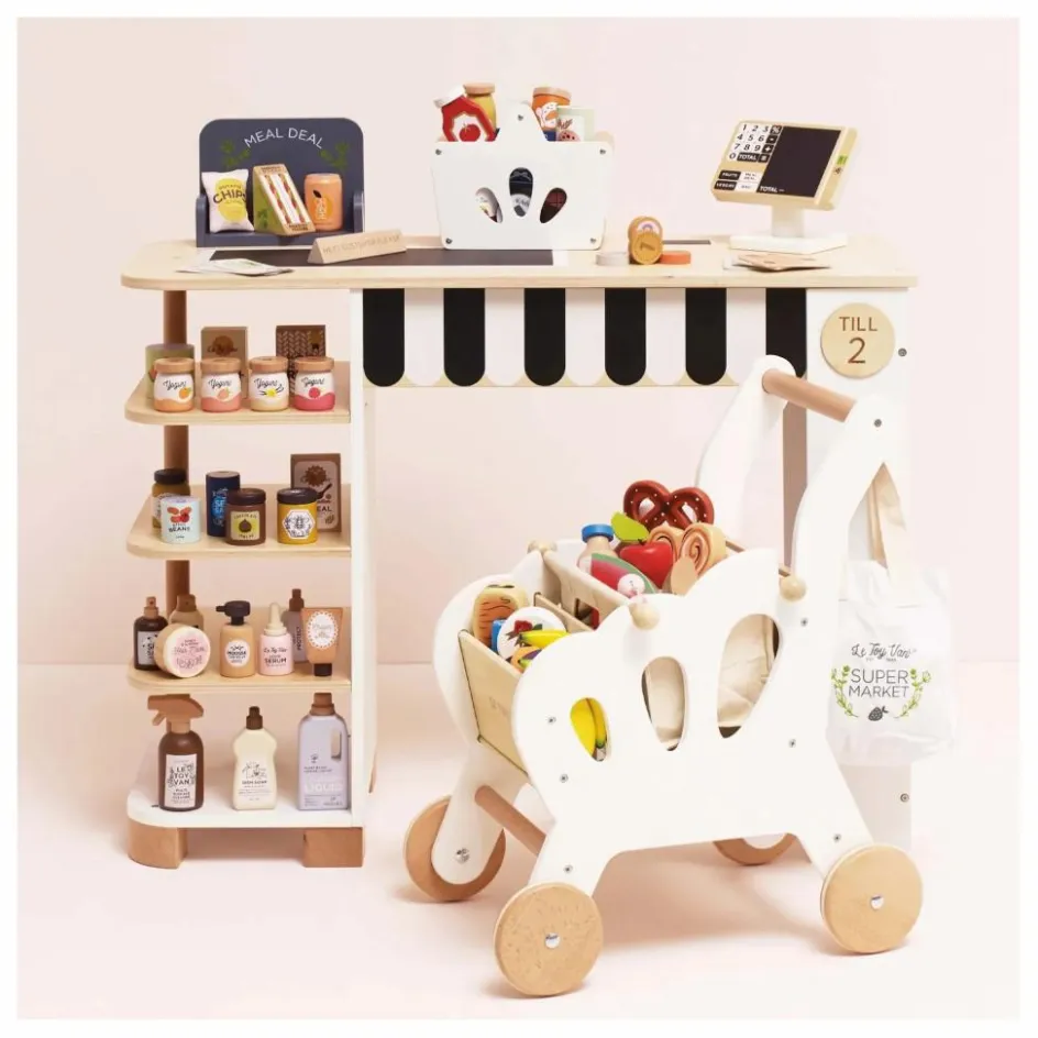 Le Toy Van Panier complet de courses et scanner| Cuisines, Marchandes