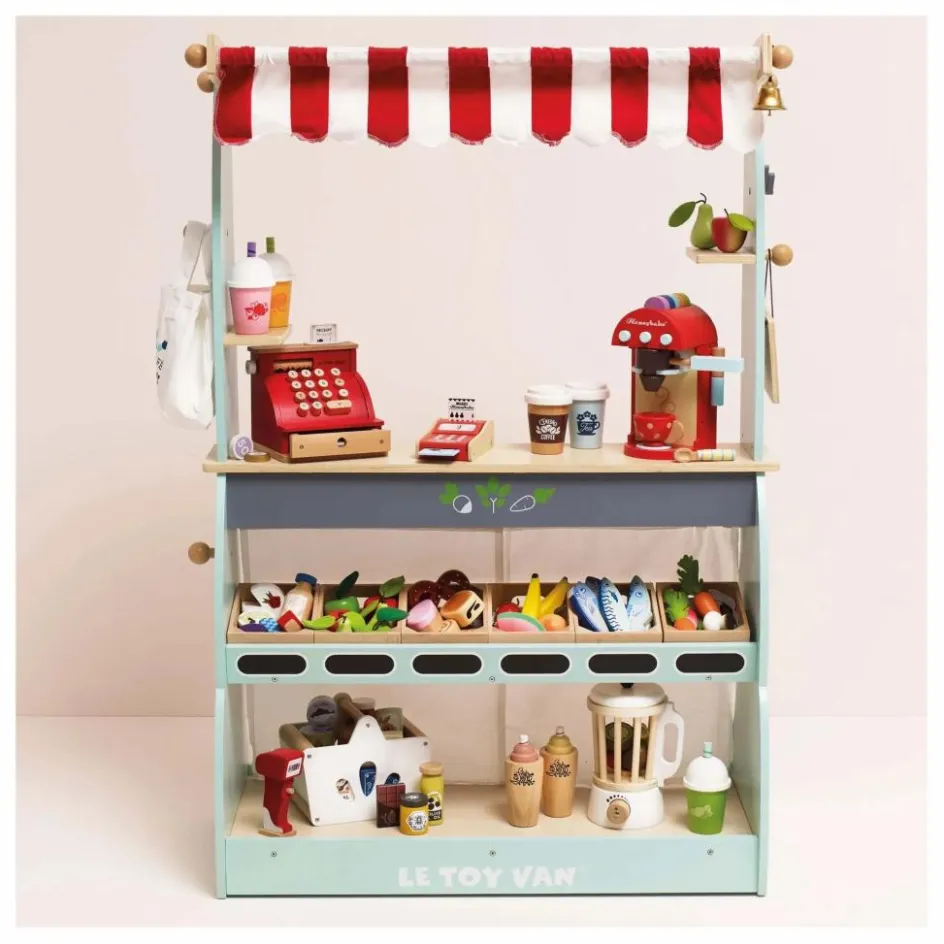 Le Toy Van Panier complet de courses et scanner| Cuisines, Marchandes