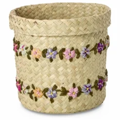 Hot Panier de rangement en raphia Fleurs Enfant Rangements|Patères, Paniers Enfant