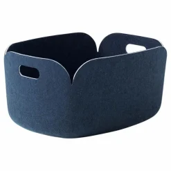 Outlet Muuto Panier de rangement Restore Bleu nuit