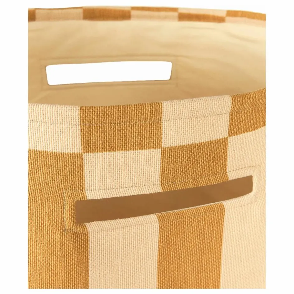Outlet Nobodinoz Panier de rangement Vibes | Jaune moutarde