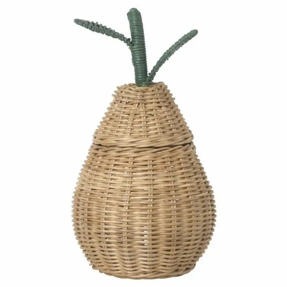 Ferm Living Kids Panier tressé Poire|Enfant Rangements|Patères, Paniers Enfant
