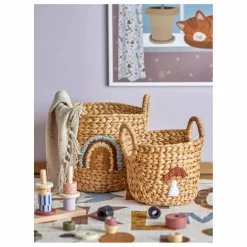 Bloomingville Mini Paniers de rangement Agnes - Set de 2 | Beige
