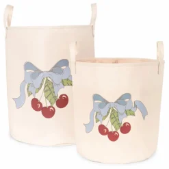Enfant Konges Sløjd Rangements|Patères, Paniers Enfant*Paniers de rangement Cherry - Set de 2 |