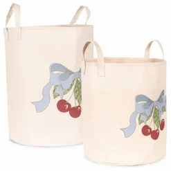 Enfant Konges Sløjd Rangements|Patères, Paniers Enfant*Paniers de rangement Cherry - Set de 2 |
