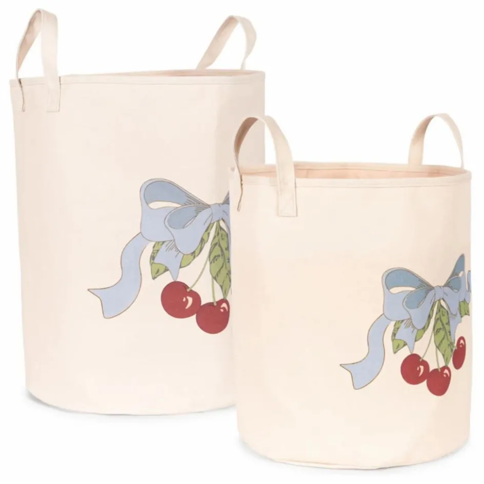 Enfant Konges Sløjd Rangements|Patères, Paniers Enfant*Paniers de rangement Cherry - Set de 2 |
