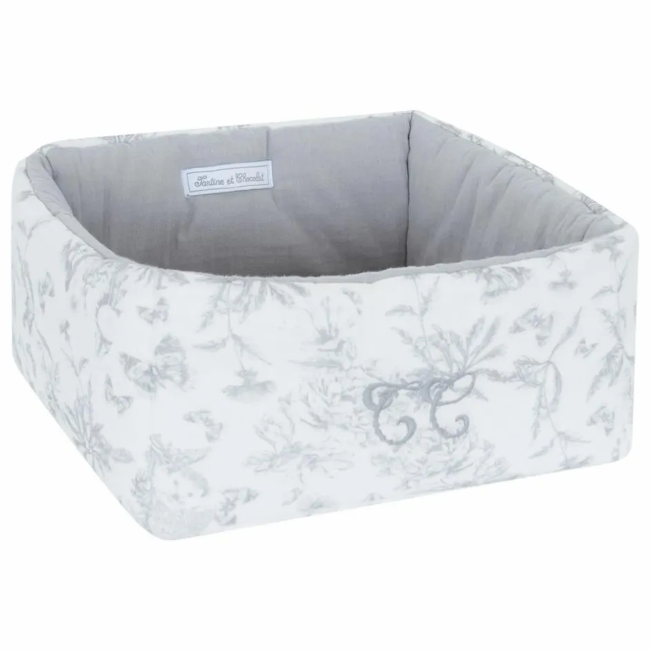 Enfant Tartine et Chocolat Rangements|Patères, Paniers Enfant*Panière Toile de Jouy |