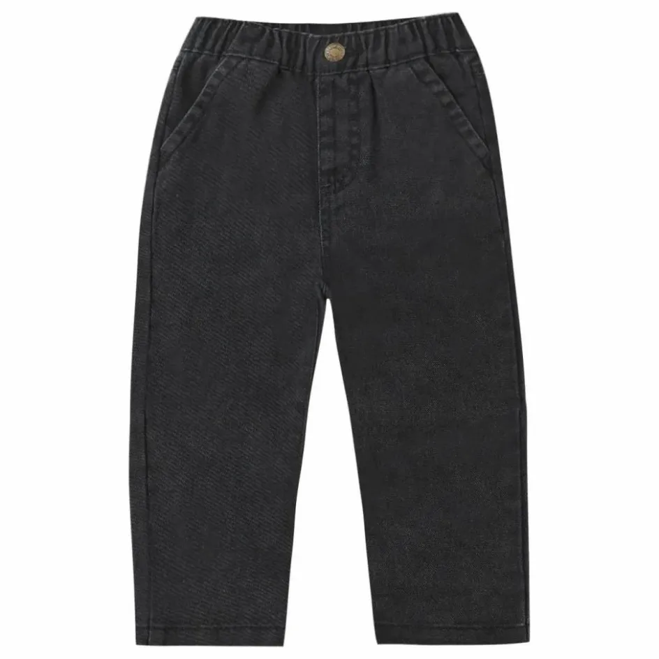 Hot Rylee + Cru Pantalon Baggy | Denim noir