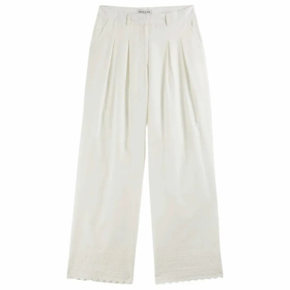 New Pantalon Bohème Brodé | Femme Pantalons