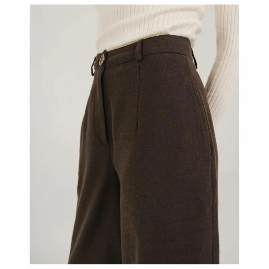 Discount Tinsels Pantalon Brando Django | Chocolat