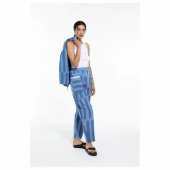 Sale Pantalon Brando Lueur Seersucker | Femme Pantalons