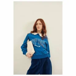 Best Emile et Ida Pantalon Caroub Velours | Bleu roi