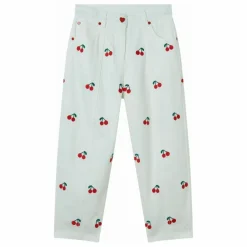 Enfant Stella McCartney Kids Pantalons Jeggings*Pantalon Cerises Coton Gabardine |