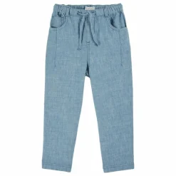 Best Emile et Ida Pantalon Chambray | Bleu