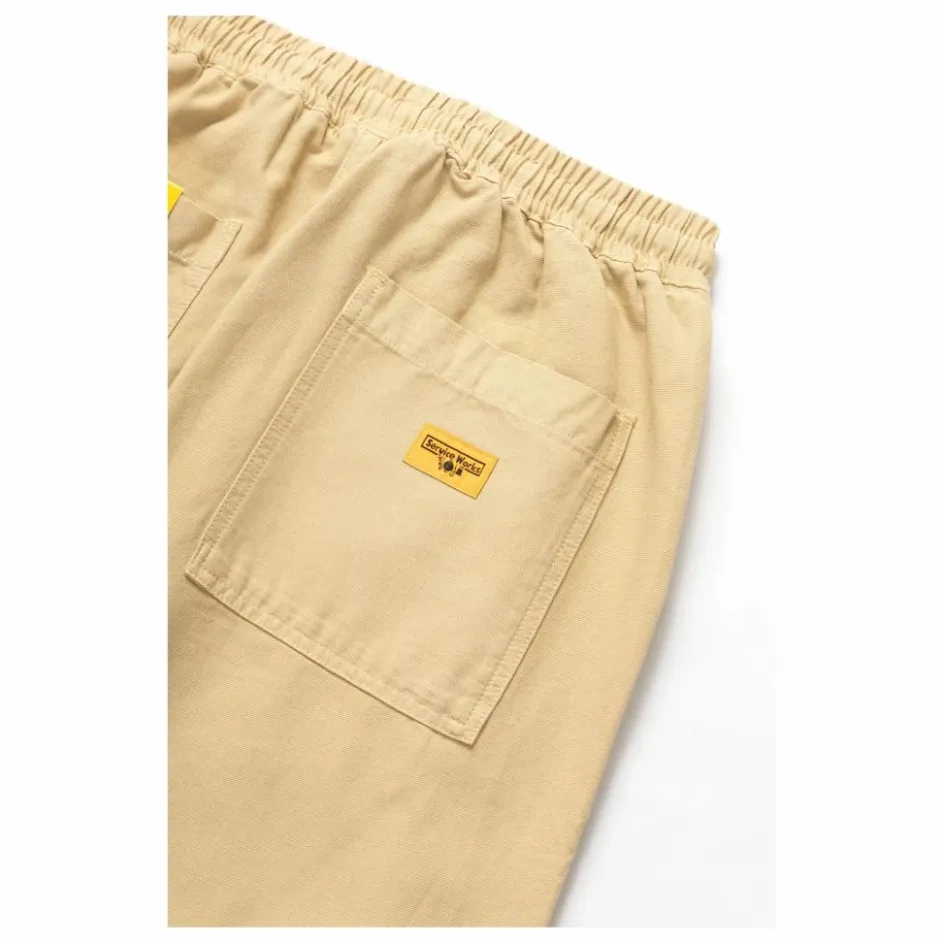 Discount Service Works Pantalon Classic Canvas Chef Coton Bio | Beige