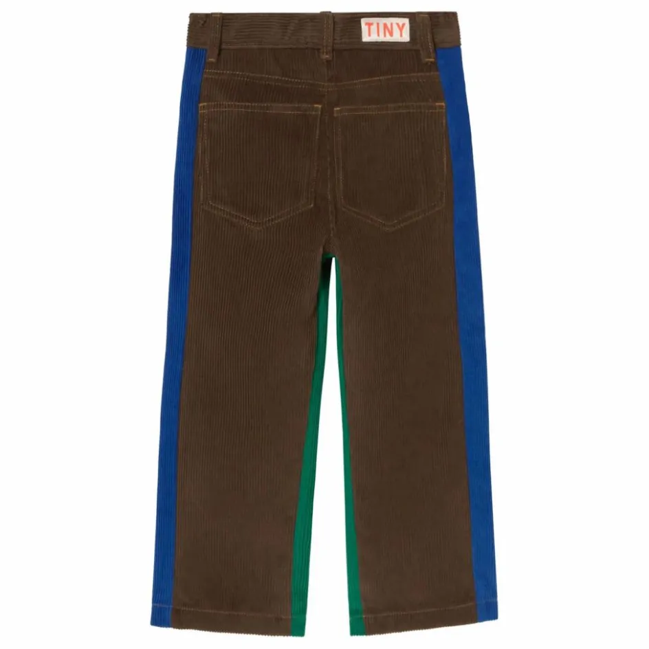 Enfant Tinycottons Pantalons, Joggers|Pantalons Jeggings*Pantalon Colorblock Velours Côtelé |