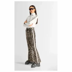 Fusalp Pantalon de Ski Fuseau Elancia Léopard | Marron clair
