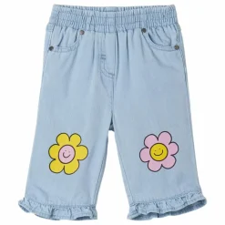 Clearance Stella McCartney Kids Pantalon Denim Fleurs | Denim bleached