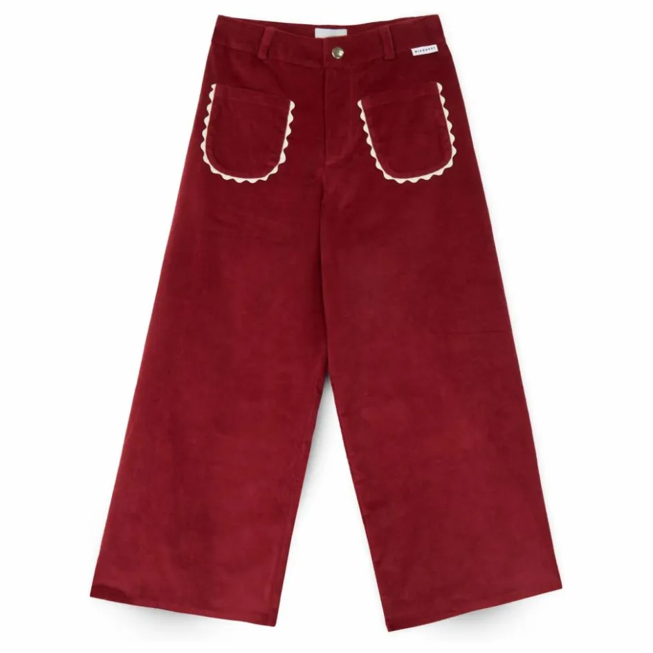 Online Mipounet Pantalon Emma Velours | Bordeaux