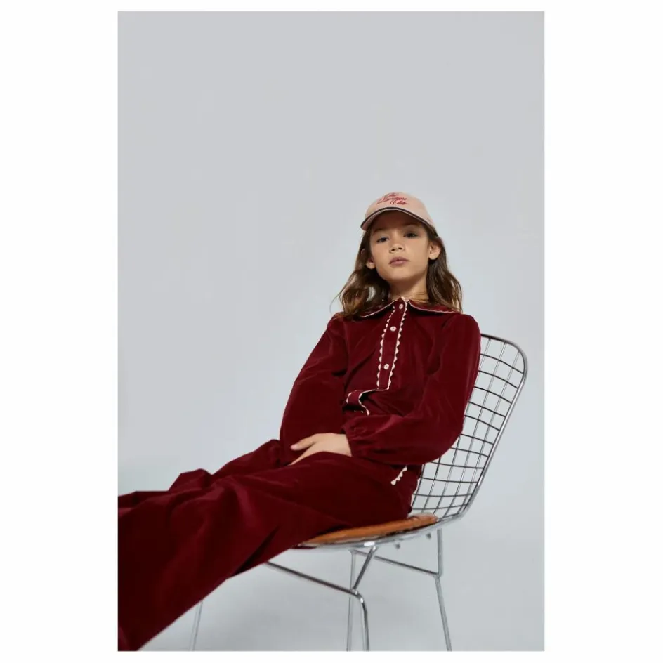Online Mipounet Pantalon Emma Velours | Bordeaux
