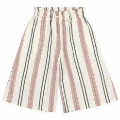 Outlet Búho Pantalon Etnic Rayures | Ecru
