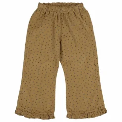 Hot Búho Pantalon Flare Soft Velours Côtelé Coton Bio | Ocre