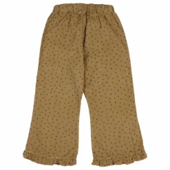 Hot Búho Pantalon Flare Soft Velours Côtelé Coton Bio | Ocre