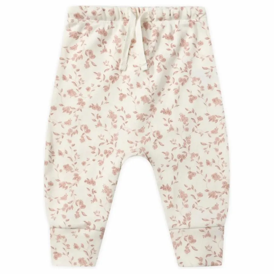 Quincy Mae Pantalon Fleuri Coton Bio || Leggings, Pantalons