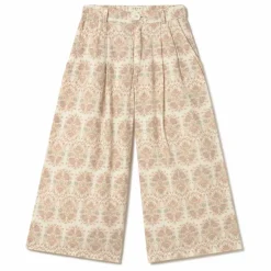 Coco au Lait Pantalon Fleurs | Ecru