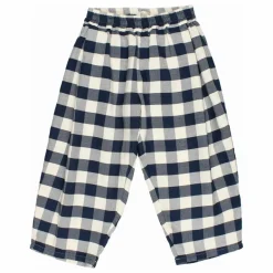 Best Búho Pantalon Gingham Carreaux | Bleu marine