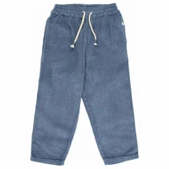 Hot Búho Pantalon Girly Velours Côtelé | Bleu gris