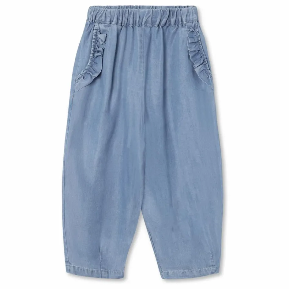 Outlet Fliink Pantalon Helene Tencel | Bleu Clair