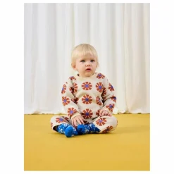 Hot Bobo Choses Pantalon Jacquard Maille Coton Bio | Beige