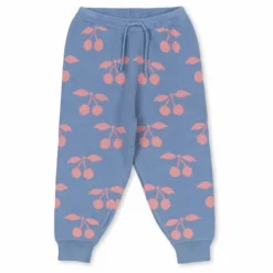 Discount Pantalon Lapis Cerises Maille Coton Bio | Enfant Pantalons Jeggings|Leggings, Pantalons
