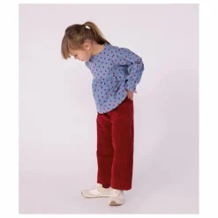 New Petit Bateau Pantalon Large Velours | Bordeaux