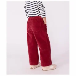 New Petit Bateau Pantalon Large Velours | Bordeaux