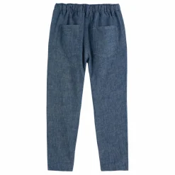 Emile et Ida Pantalon Lin Indigo ||Enfant Leggings, Pantalons|Joggers, Pantalons
