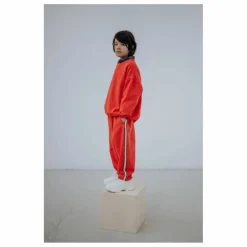 Online Repose AMS Pantalon Loose Coton Bio | Orange