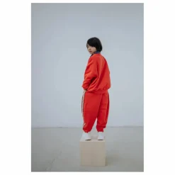 Online Repose AMS Pantalon Loose Coton Bio | Orange