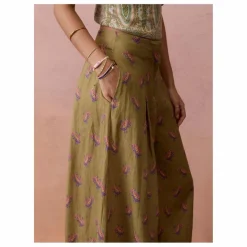 Boteh Pantalon Lucent Lin | Vert kaki