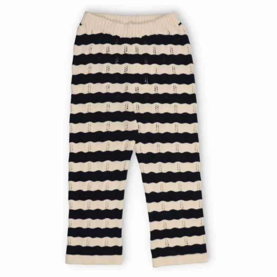 the new society Pantalon Maille Rayures Coton Bio ||Enfant Pantalons, Jeans|Pantalons Jeggings