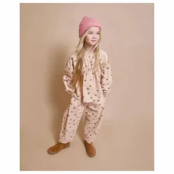 Hot Búho Pantalon Naïf Coton Bio | Rose
