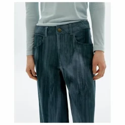 Sale Thinking Mu Pantalon Ombre Hedda Coton Bio | Bleu