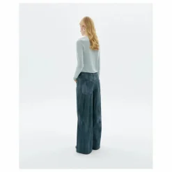 Sale Thinking Mu Pantalon Ombre Hedda Coton Bio | Bleu