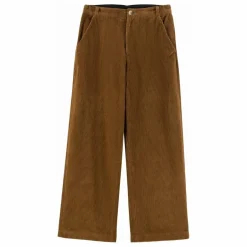 Discount Leon & Harper Pantalon Pamira Velours Côtelé Coton Bio | Marron