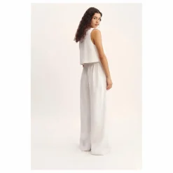 Sale Posse Pantalon Parker Lin | Ivoire