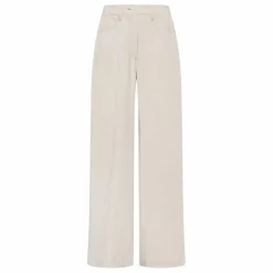 Online Momoni Pantalon Peter Velours Côtelé | Crème