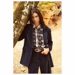 Diega Pantalon Pomeoto Rayé ||Femme Pantalons