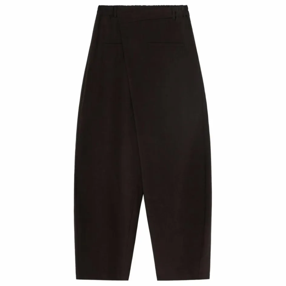 Sale Cordera Pantalon Portefeuille Tailoring Laine Vierge | Marron